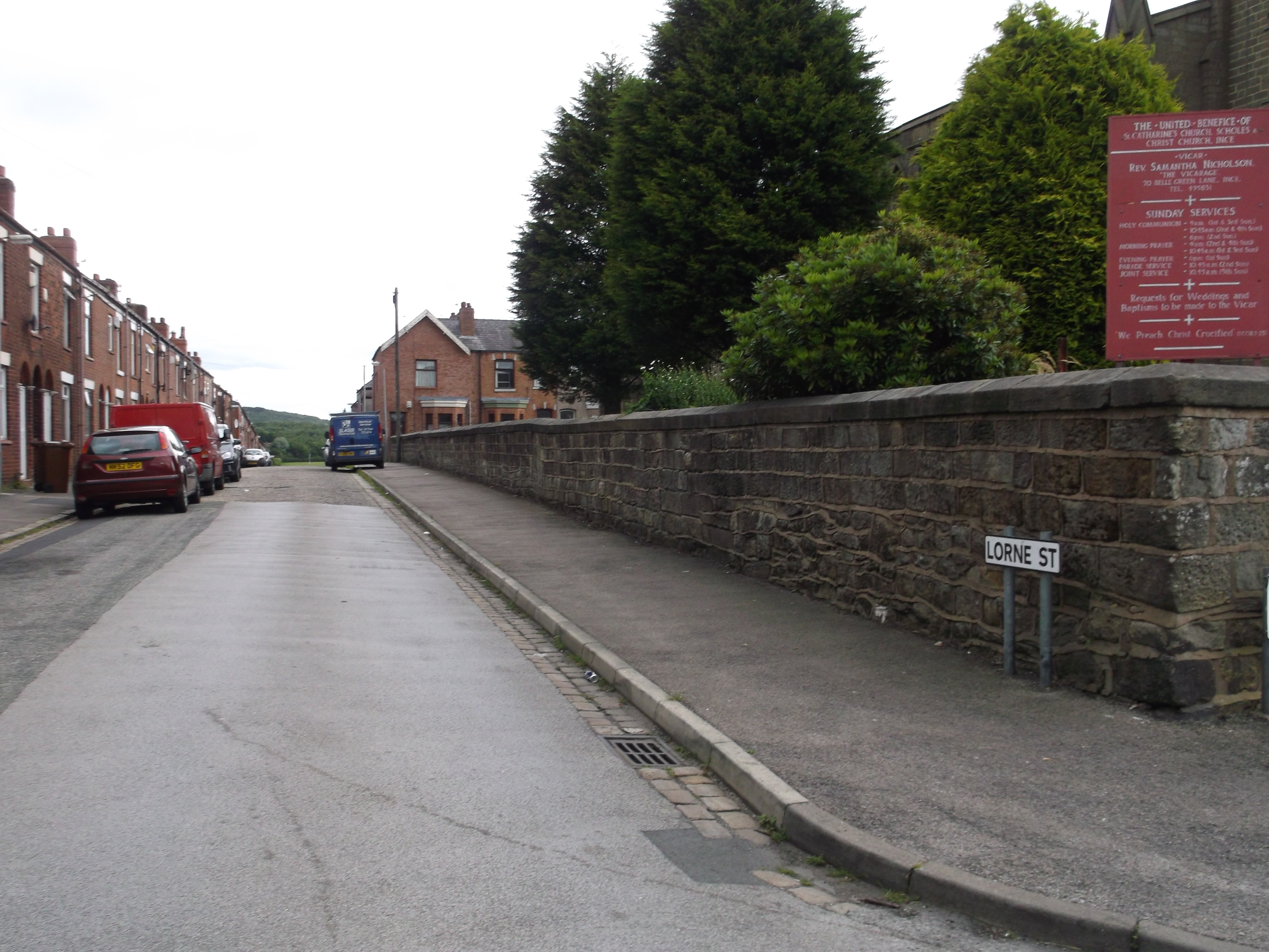 Boundary wall to Churchyard of St Catharine